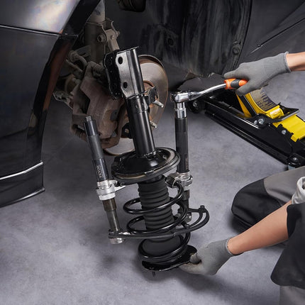 VEVOR Coil Spring Compressor Tool, 2 pcs Heavy Duty Macpherson Strut Spring Compressor Set, 2646 lbs Strut Spring Compressor with Safety Bracket and Carrying Case, for Car Truck ATV UTV