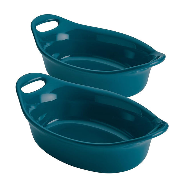 Rachael Ray Solid Glaze Ceramics Au Gratin Bakewar
