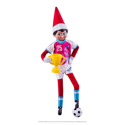 The Elf on the Shelf Polar Props North Pole Pitch Kit - 11-in-1 Elf Props and Accessories for Easy Sporty Football Elf Scenes - Scout Elf Not Included