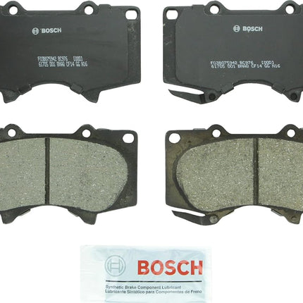 BOSCH BC976 QuietCast Premium Ceramic Disc Brake Pad Set - Compatible with Select Lexus GX460, GX470; Toyota 4Runner, FJ Cruiser, Sequoia, Tacoma, Tundra; FRONT