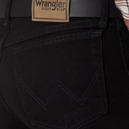 Wrangler Men's Rugged Wear Classic Fit Jean, Black, 38W x 32L