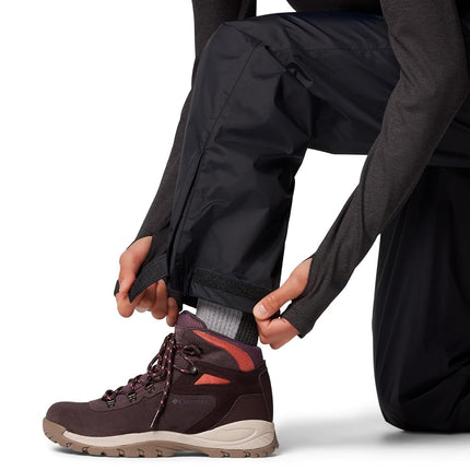 Columbia Womens Storm Surge II Waterproof Rain Pant, Black, 3X Short
