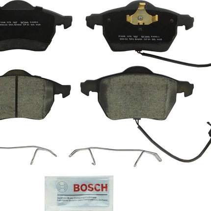 BOSCH BC840 QuietCast Premium Ceramic Disc Brake Pad Set - Compatible with Select Audi A4, A4 Quattro, A6, A6 Quattro; Saab 9-5; Volkswagen Passat; FRONT