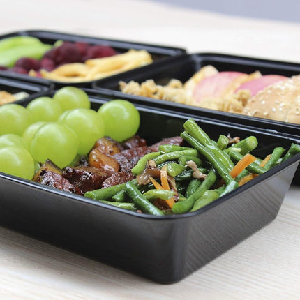 Enther Meal Prep Containers 12 Pack 1 Compartment Single Lids Food Storage Bento BPA Free | Stackable | Reusable Lunch Boxes, Microwave/Dishwasher/Freezer Safe Portion Control (28 oz)