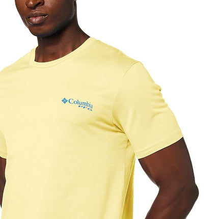 Columbia Apparel Men's PFG Graphic T-Shirt Shirt, Sunlit/Bibier, X Large