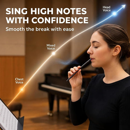Voice Flex Pro Vocal Trainer for Singing - Voice Training Straws Set
