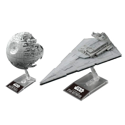 Bandai Star Wars Death Star II 1/2,700,000 & Star Destroyer 1/14,500, Star Wars Plastic Model