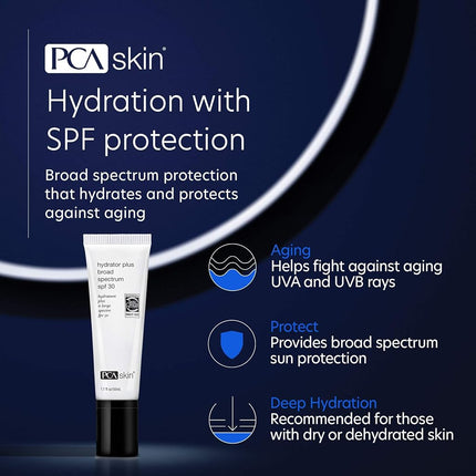 Broad Spectrum SPF de PCA skin Hydrator Plus large spectre SPF30 50ml