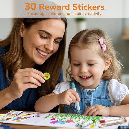 JUPITEARTH Silky Crayons for Toddlers 4-8, Twist & Non-Toxic, 48 Colors