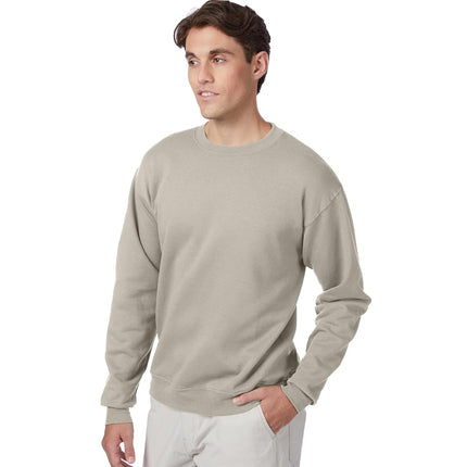 Hanes Men's, EcoSmart Pullover Crewneck Sweatshirt, Big & Tall Available, 1 Or 2 Pack, Sand-1 Pack, M