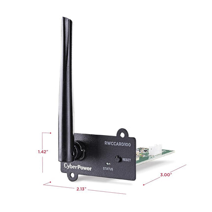 CyberPower Remote Cloud Card RWCCARD100 - Connection via Antenna, for PR, OR, CPS-PRO, and NEW OLS/OL series with short LAN-slot