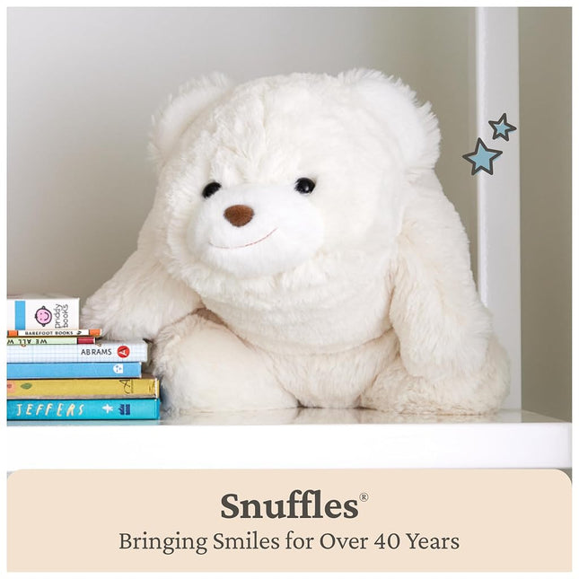GUND Original Snuffles Teddy Bear, Premium Polar Bear Stuffed Animal for Ages 1 and Up, White, 10”