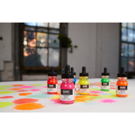 Liquitex Professional Acrylic Ink, 1-oz (30ml) Jar, Rubine Red