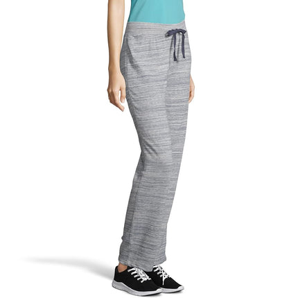 Hanes Women's French Terry Pant, Navy Space Dye, X-Large