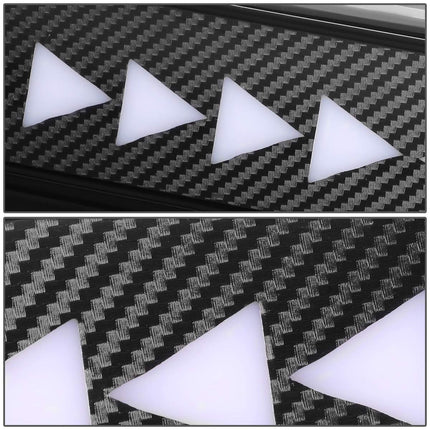 DNA MOTORING 3BL-DRM02-3D-T4-LED-BK Línea de punta de flecha con carcasa negra Tercera luz de freno LED 3D [Compatible con Dodge Ram 1500 02-08/Ram 2500 3500 03-09]