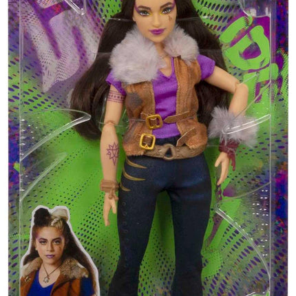 Disney Zombies 2, muñeca de licántropo Wynter Barkowitz (aprox. 29 cm) con atuendo de rockera y accesorios, 11 articulaciones articuladas, excelente regalo para niños de 5 años en adelante.