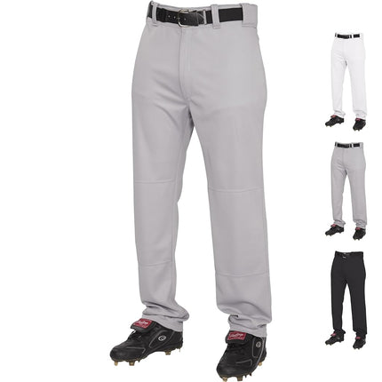 Rawlings Men's Bp31sr-bg-90 Rawlings Men s Semi Relaxed Pants Large Blue Grey, Grey, L UK