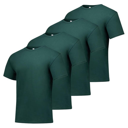 Hanes Men's ComfortSoft T-Shirt (Pack of 4),Deep F