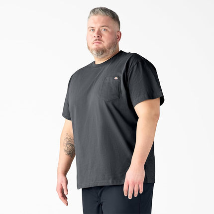 Dickies Men's Short Sleeve Heavyweight Crew Neck, Charcoal Gray Heather, 3X-Large Big Tall