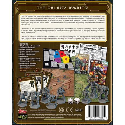 Catalyst Game Labs BattleTech Miniature Game Ages 14+ | Game of Armored Combat 40th Anniversary | Base Game | 2 Players | English