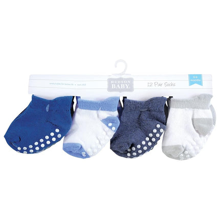 Hudson Baby Boys' 12-Pack Socks - blue/multi, 12 - 24 months