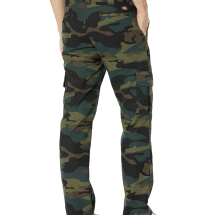 Pantalones cargo ajustados para hombre Dickies, camuflaje verde cazador, 36W x 30L