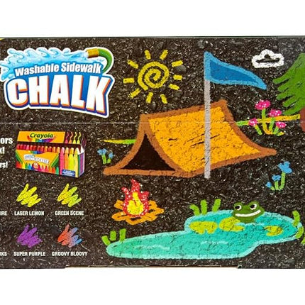 Crayola 51-2064 Washable Sidewalk Chalk, Multi-Colour