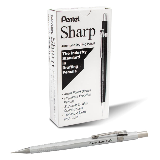 Pentel Sharp Mechanical Pencil, (0.5mm), Metallic 