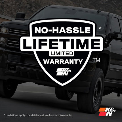 K&N Engine Air Filter: High Performance, Premium, Washable, Panel Filter: 2007-2018 Wrangler, 33-2364