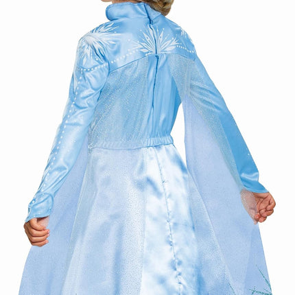 Disney Frozen 2 Elsa Deluxe Girls size M 7/8 Licensed Costume Disguise