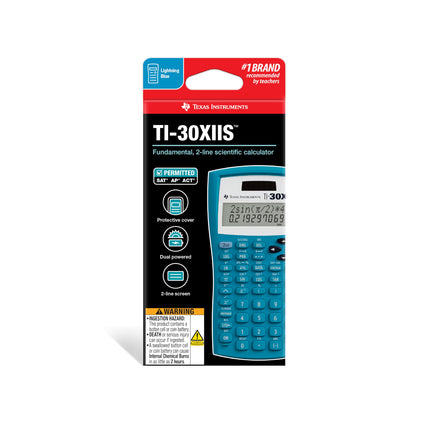 Texas Instruments TI-30XIIS Scientific Calculator, Blue