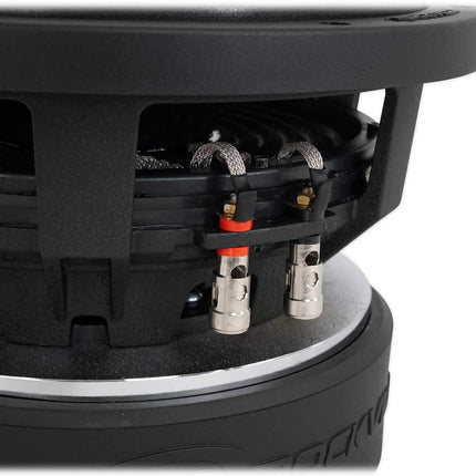 Subwoofer de audio para coche de competición Rockville Punisher 10D1 de 10", 5000 W de pico, doble de 1 ohmio, 1250 W RMS con clasificación CEA