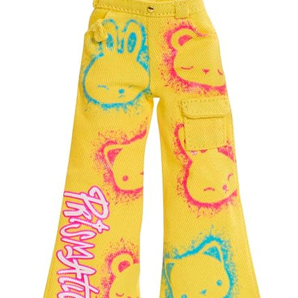 Rainbow High Junior High Rock Band - Sunny, Yellow - 23cm Fashion Doll with a Guitar, Customise with Stickers, Posable, Cute Toys for Children Ages 4+