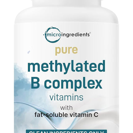 Micro Ingredients Pure Methylated B Complex, 240 C