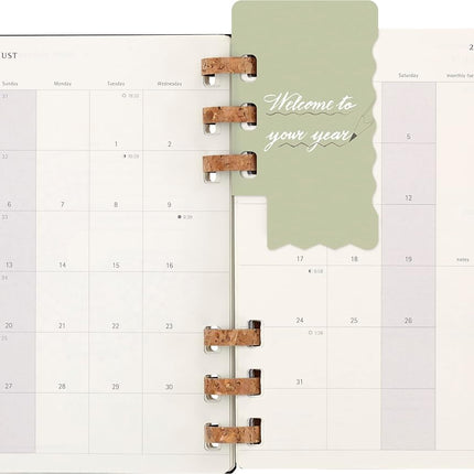 Moleskine Academic Monthly Planner 2023 -2024, 12-Month Weekly and Monthly Diary, University Agenda with Hard Cover, Size Large 15 x 21 cm, Black