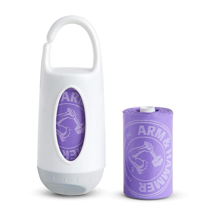 Munchkin Arm & Hammer Diaper Bag Dispenser with Bags, Lavender Scent, Colors May Vary 1 ea