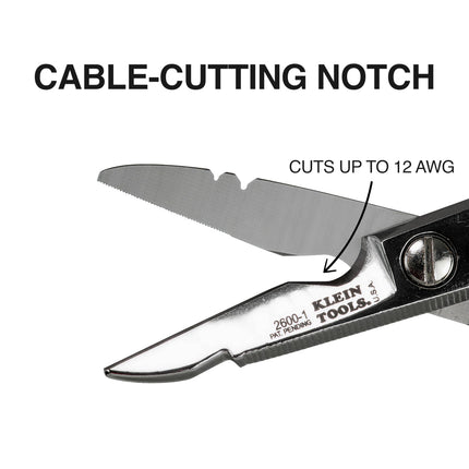 All-Purpose Electrician's Scissors Klein Tools 26001, Yellow