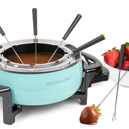 Nostalgia Electric Fondue Pot, 12-Cup, Fondue Mach