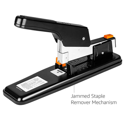 Amazon Basics Heavy-Duty Stapler, 90 Sheets, Black
