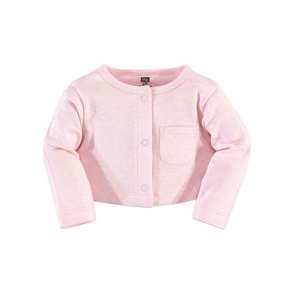 Hudson Baby Baby Girls' Cotton Dress and Cardigan Set, Be Mine Valentine, 12-18 Months