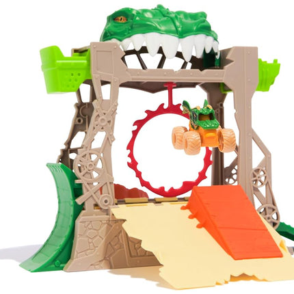 Monster Jam, Dragon Dungeon of Doom Playset, Mini Jams, Exclusive Die-Cast Dragon Monster Truck 1:87 Scale, Kids’ Toys for Boys Aged 3 4 5 6+