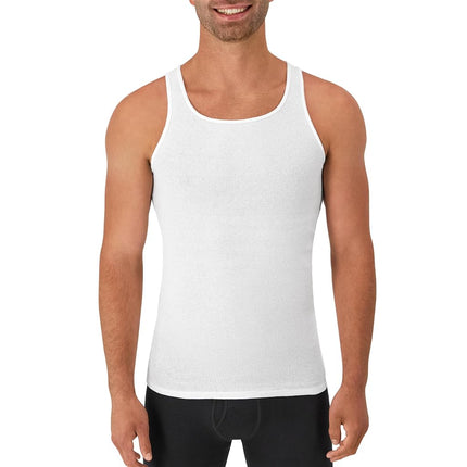 Hanes Men's 43935516253 Shirt, 6 Pack - White, S UK