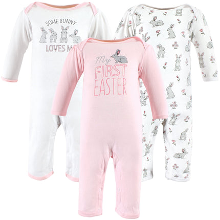 Hudson Baby baby-girls Cotton Coveralls, Some Bunn
