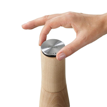 Joseph Joseph Milltop Wood No-Spill Mill - Beech - Salt