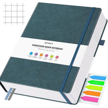 Graph Paper Notebook, 312 Numbered Pages Large A4 