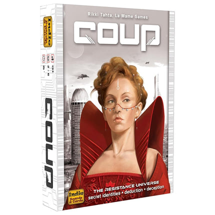 Indie Boards and Cards, Coup, Card Game, Multicolo