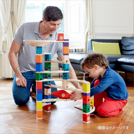 Hape - Quadrilla - Vertigo Wooden Marble Run