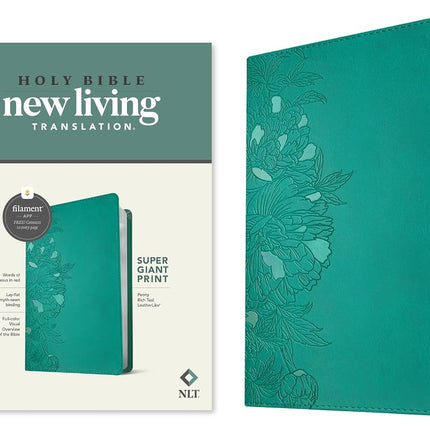 NLT Super Giant Print Bible, Filament Enabled (Lea