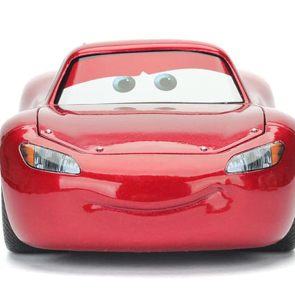 Disney Pixar Cars Coche de juguete a escala 1:24 de Rayo McQueen, de metal fundido a presión, para niños y adultos
