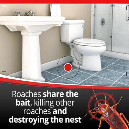 Combat Max Defense System Brand, Small Roach Killing Bait and Gel, 12 Count